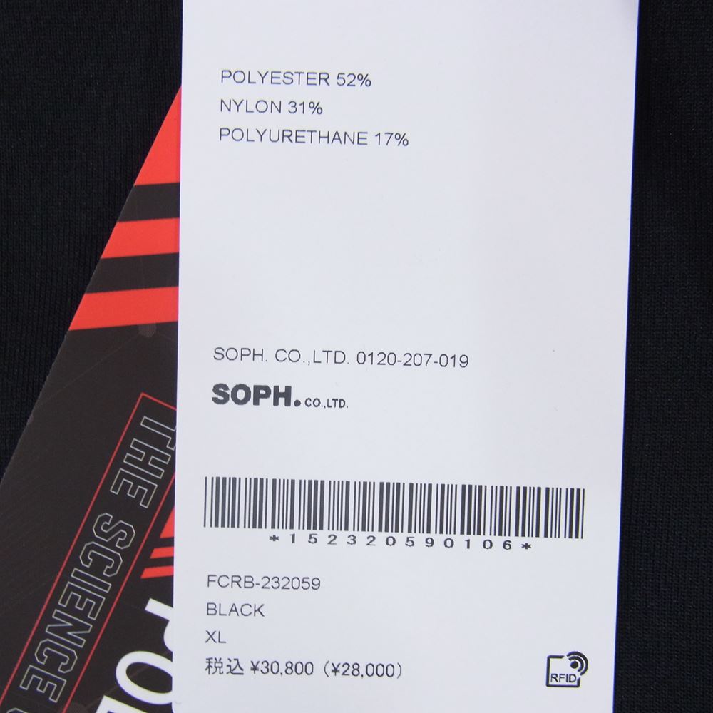 F.C.R.B. エフシーアールビー 23AW FCRB-232059 POLARTEC TRAINING RIBBED PANTS ポーラテック トレーニング パンツ ブラック系 XL【新古品】【未使用】【中古】