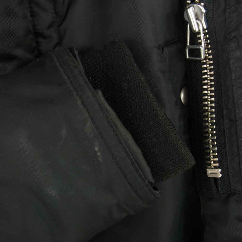 junhashimoto ジュンハシモト NUC43BZ0693TN チャイニーズラクーンファー N-3B ジャケット ブラック系 M【中古】