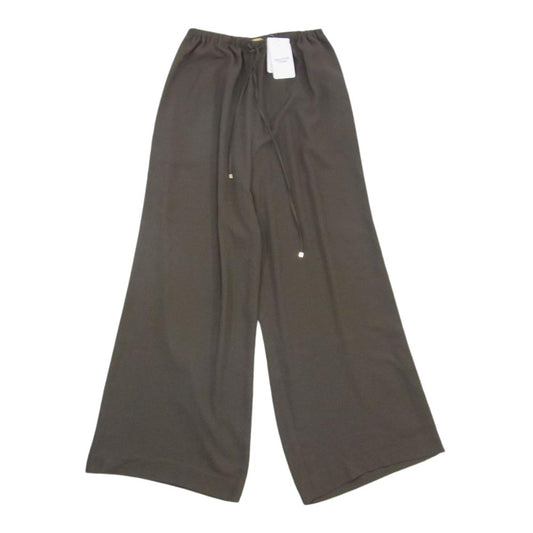 ミューズ ドゥ ドゥーズィエム クラス 18-030-500-4122-1-0 イージー ワイド パンツ カーキ系 F【極上美品】【中古】