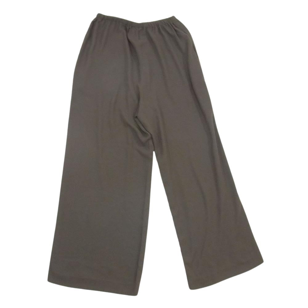 ミューズ ドゥ ドゥーズィエム クラス 18-030-500-4122-1-0 イージー ワイド パンツ カーキ系 F【極上美品】【中古】