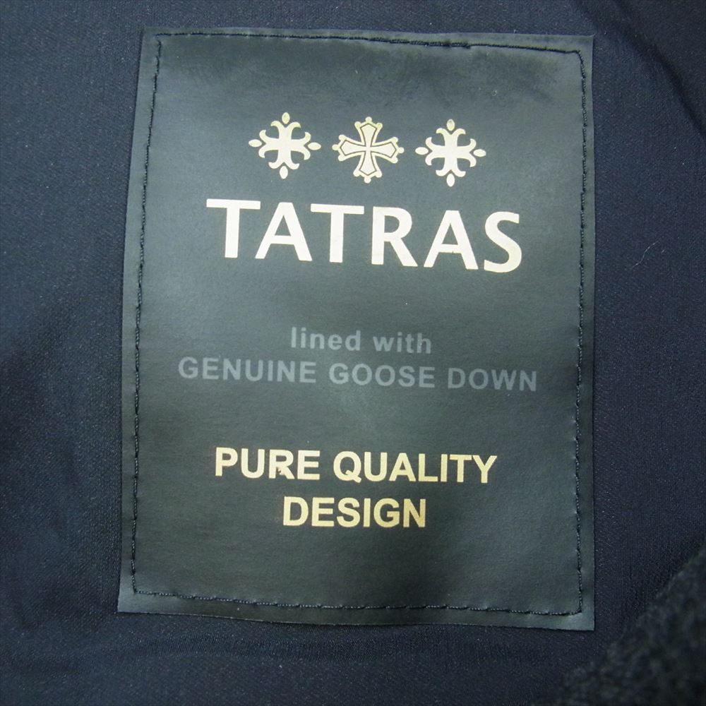 TATRAS タトラス LTA17A4572 国内正規品 LUSERA ラクーン ファー付 ダウン ベスト ダークグレー系 1【中古】