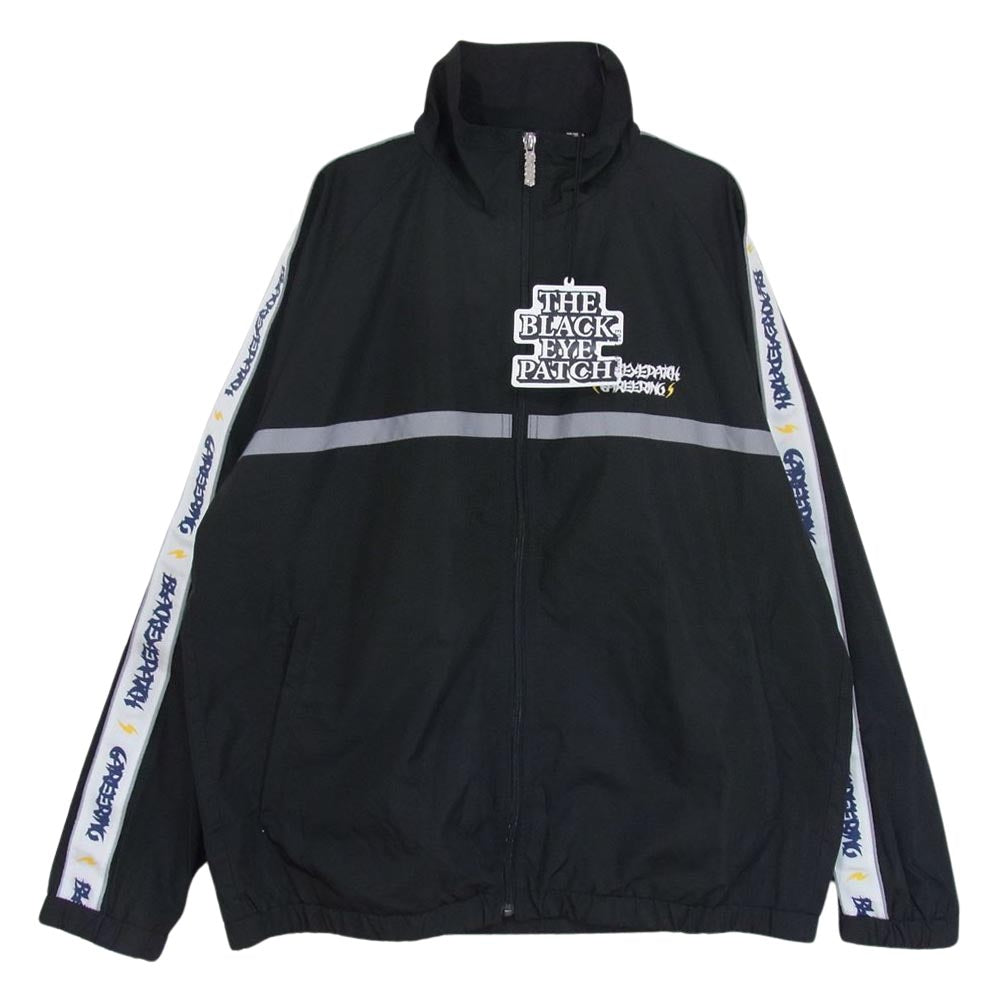 ブラック アイ パッチ BEPFW22EI03 × CAREERING TRACK JACKET トラック ジャケット ブラック系 L【極上美品】【中古】