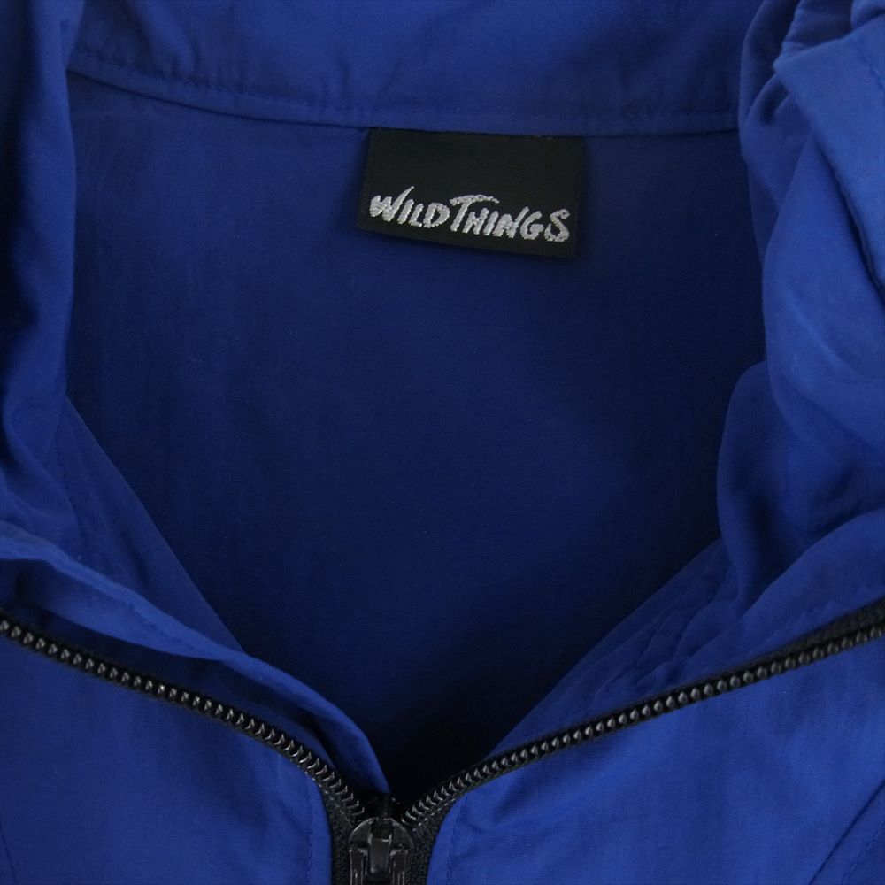 WILDTHINGS ワイルドシングス ナイロン プルオーバー ジャケット ブルー系 L【中古】