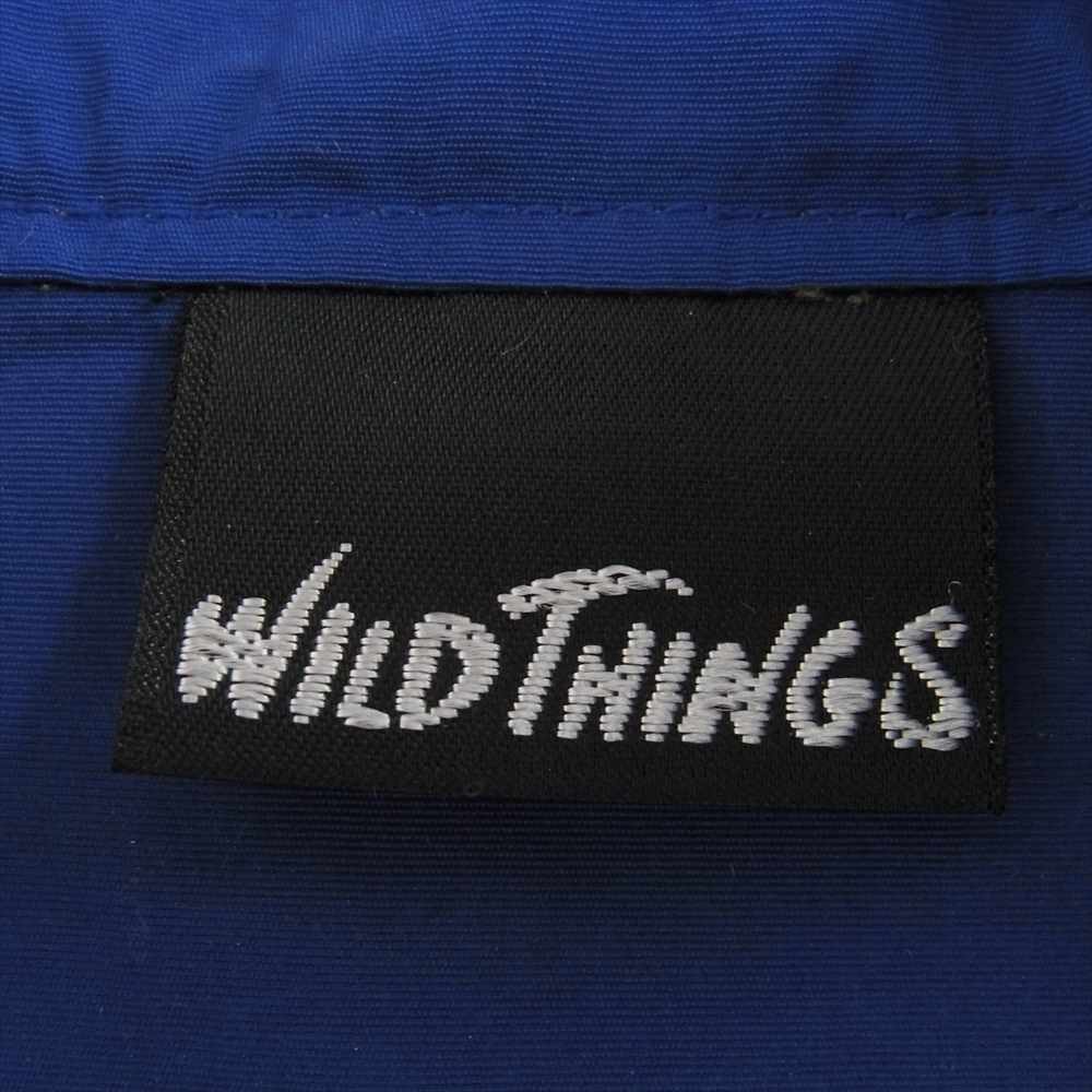 WILDTHINGS ワイルドシングス ナイロン プルオーバー ジャケット ブルー系 L【中古】