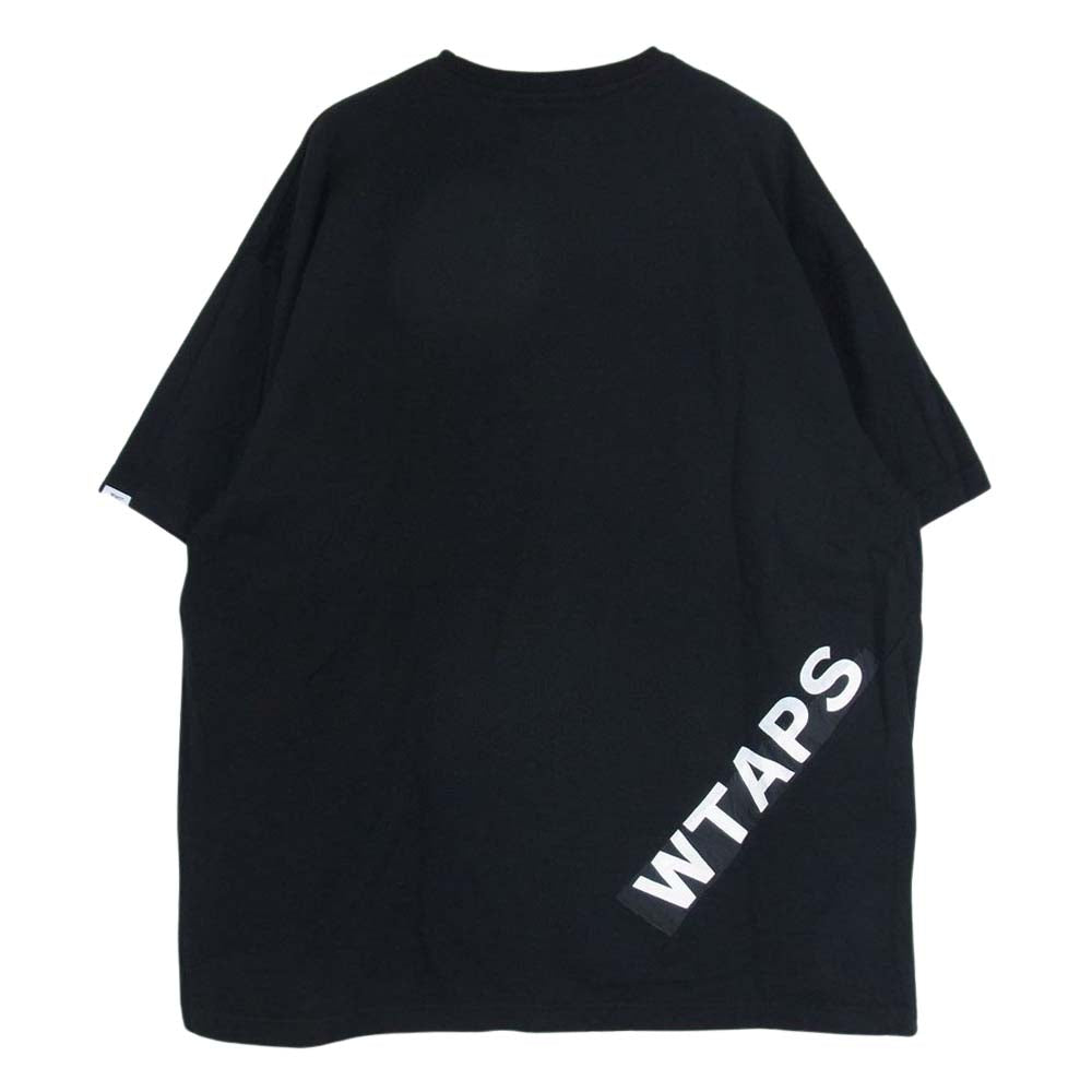 WTAPS ダブルタップス 23SS 232ATDT-CSM01 OBJ SS COTTON DISARMAMENT コットン ジャージー Tシャツ ブラック系 3【中古】