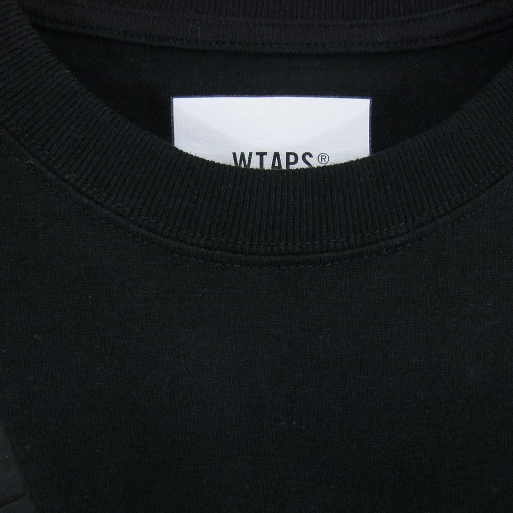 WTAPS ダブルタップス 23SS 232ATDT-CSM01 OBJ SS COTTON DISARMAMENT コットン ジャージー Tシャツ ブラック系 3【中古】