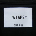 WTAPS ダブルタップス 23SS 232ATDT-CSM01 OBJ SS COTTON DISARMAMENT コットン ジャージー Tシャツ ブラック系 3【中古】