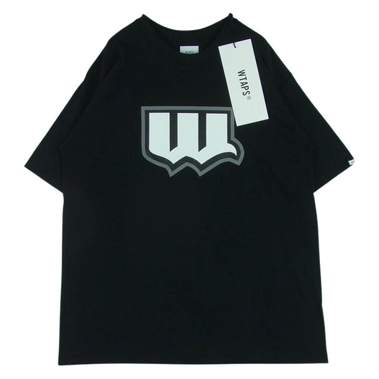 WTAPS ダブルタップス 22AW 222PCDT-ST01S EVIL TIP TEE イービル チップ ショートスリーブ 半袖 Tシャツ ブラック系 04【極上美品】【中古】