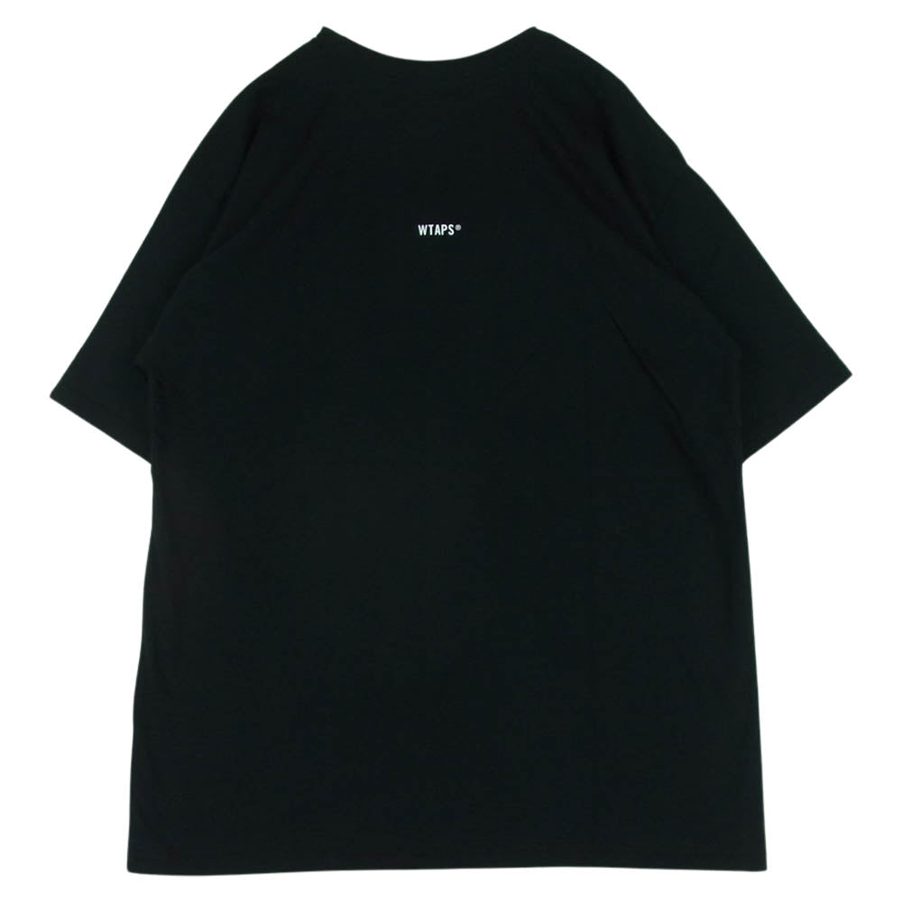 WTAPS ダブルタップス 22AW 222PCDT-ST01S EVIL TIP TEE イービル チップ ショートスリーブ 半袖 Tシャツ ブラック系 04【極上美品】【中古】
