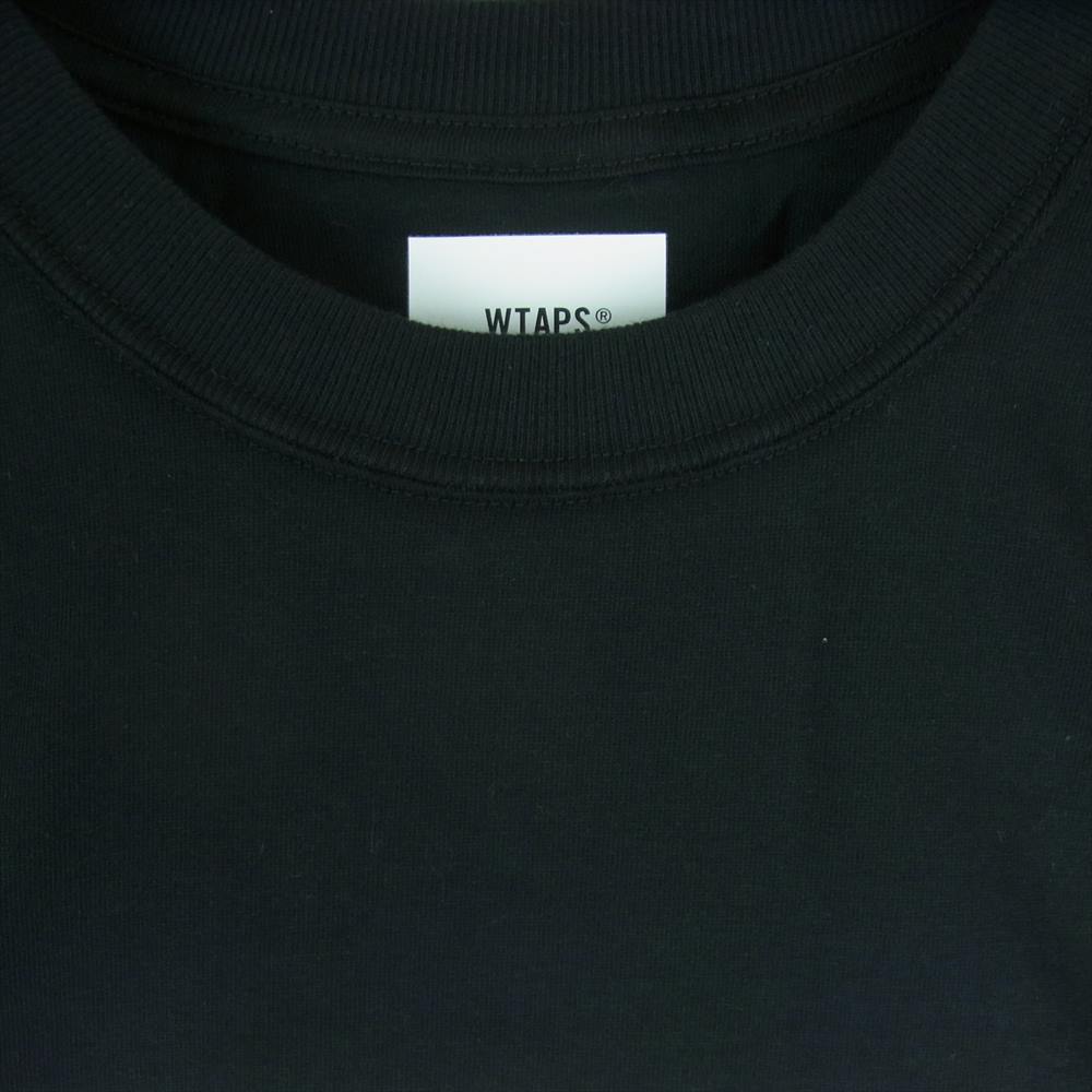 WTAPS ダブルタップス 22AW 222PCDT-ST01S EVIL TIP TEE イービル チップ ショートスリーブ 半袖 Tシャツ ブラック系 04【極上美品】【中古】