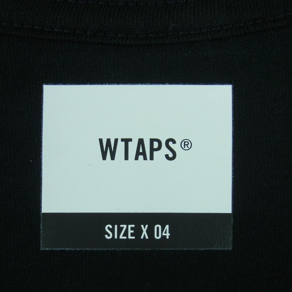 WTAPS ダブルタップス 22AW 222PCDT-ST01S EVIL TIP TEE イービル チップ ショートスリーブ 半袖 Tシャツ ブラック系 04【極上美品】【中古】