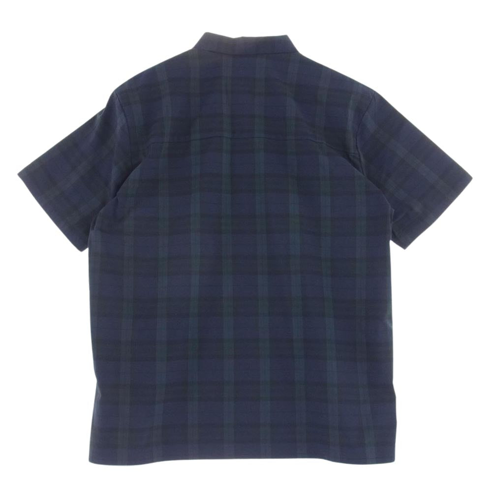 WTAPS ダブルタップス 21SS 211TQDT-SHM03 UNION 01 SHIRT チェック シャツ 半袖 ネイビー系 グリーン系 ブラック系 X 03【中古】