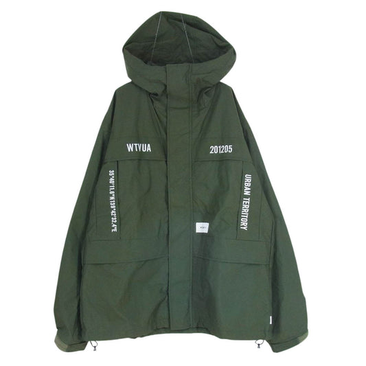 WTAPS ダブルタップス 21SS 211BRDT-JKM02 Sherpa Jacket シェルパ マウンテン ジャケット  カーキ系 2【中古】