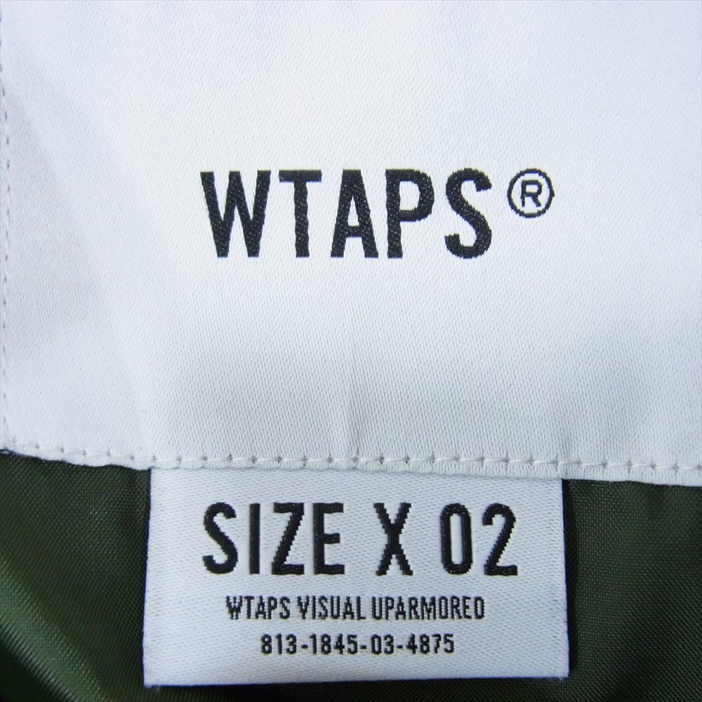 WTAPS ダブルタップス 21SS 211BRDT-JKM02 Sherpa Jacket シェルパ マウンテン ジャケット  カーキ系 2【中古】