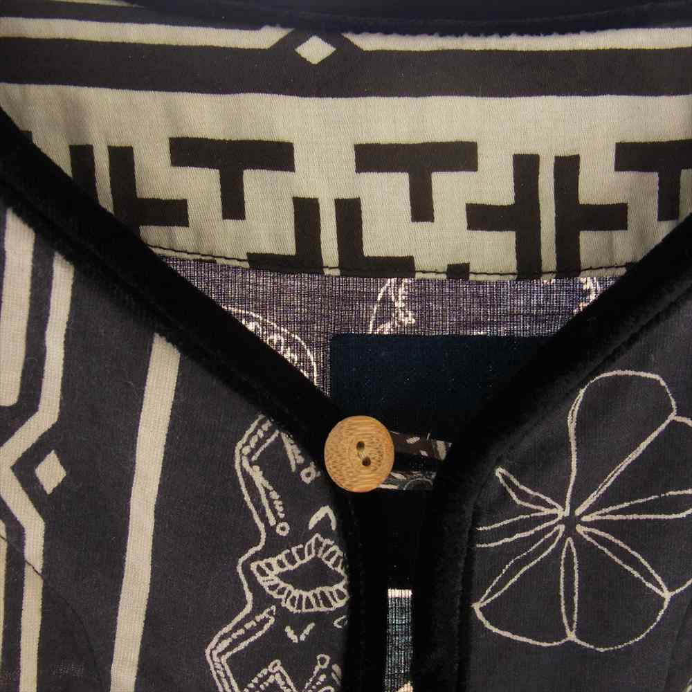 VISVIM ビズビム 0219905011001 TUNIC P.O. BANDANA バンダナ チュニック シャツ ブラック系 ネイビー系 3【美品】【中古】