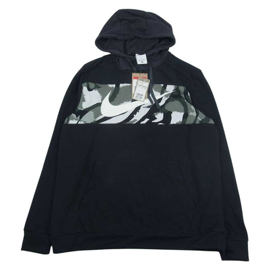 NIKE ナイキ DM5892-011 DRI-FIT SC スポーツ クラッシュ 長袖 フーディ プルオーバー パーカー ブラック系 L【中古】