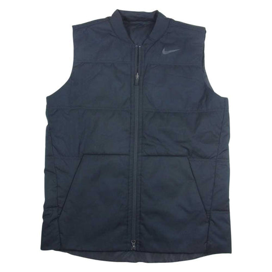 NIKE ナイキ 932304-010 リバーシブル 中綿 ベスト ブラック系 L【中古】
