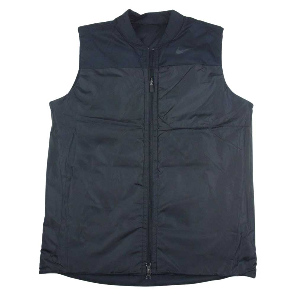 NIKE ナイキ 932304-010 リバーシブル 中綿 ベスト ブラック系 L【中古】