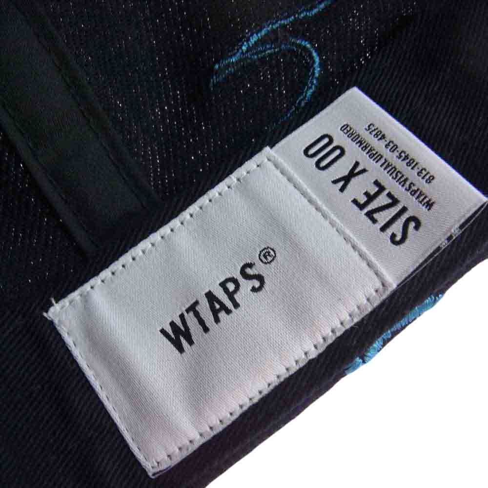 WTAPS ダブルタップス 201HCDT-HT04 T-6L 02 COTTON TWILL CAP コットン ツイル キャップ ネイビー系【中古】
