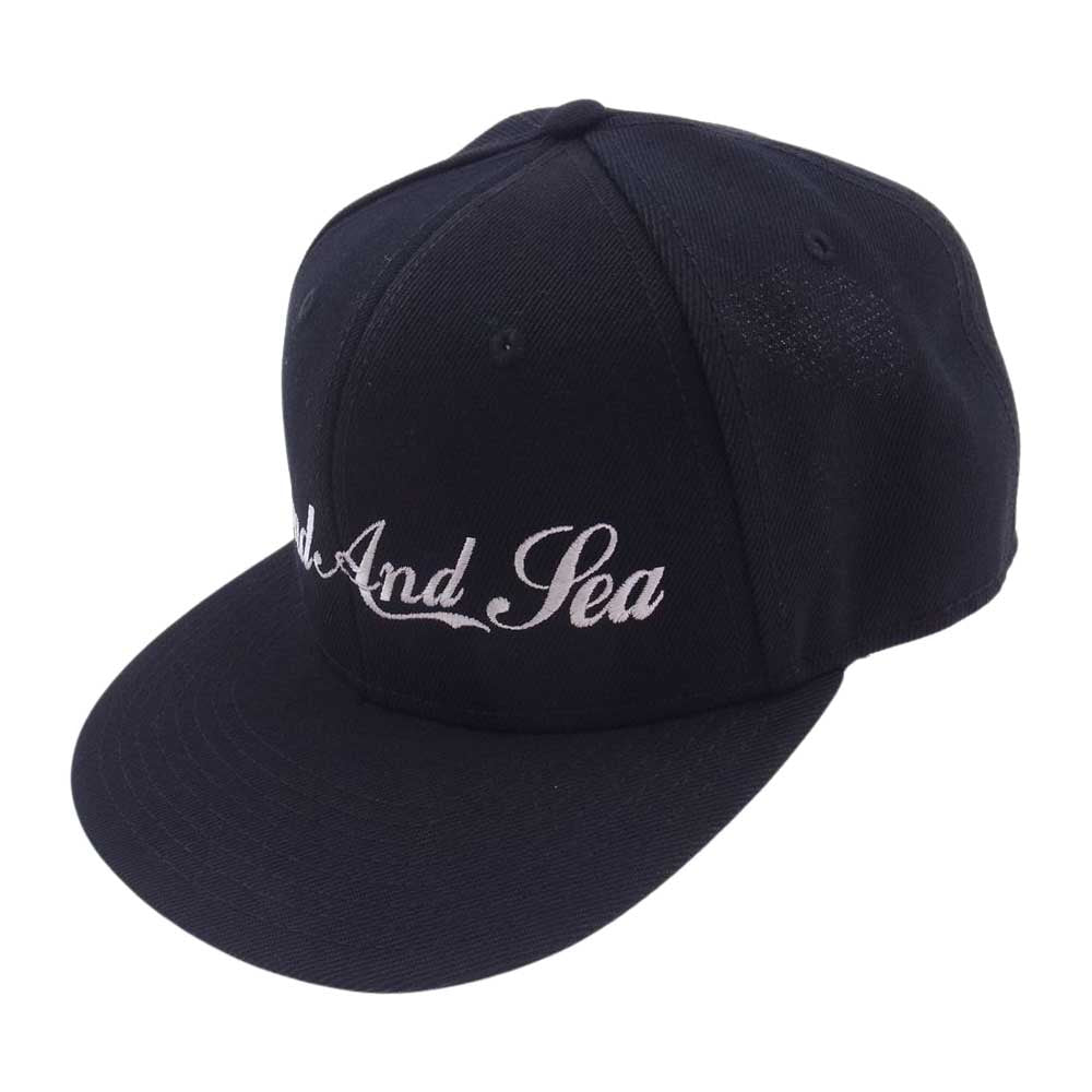 WIND AND SEA ウィンダンシー WDS-AC-160 SNAP BACK ロゴ スナップ キャップ ブラック系【美品】【中古】