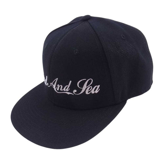 WIND AND SEA ウィンダンシー WDS-AC-160 SNAP BACK ロゴ スナップ キャップ ブラック系【美品】【中古】