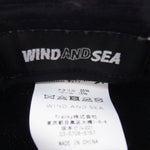 WIND AND SEA ウィンダンシー WDS-AC-160 SNAP BACK ロゴ スナップ キャップ ブラック系【美品】【中古】