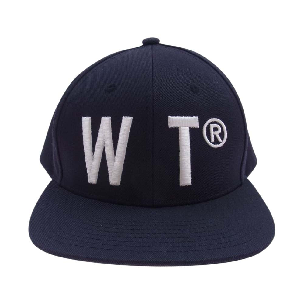 WTAPS ダブルタップス 191HCDT-HT14 SNAP BACK CAP スナップ バック キャップ ネイビー系 SIZE X 00【中古】