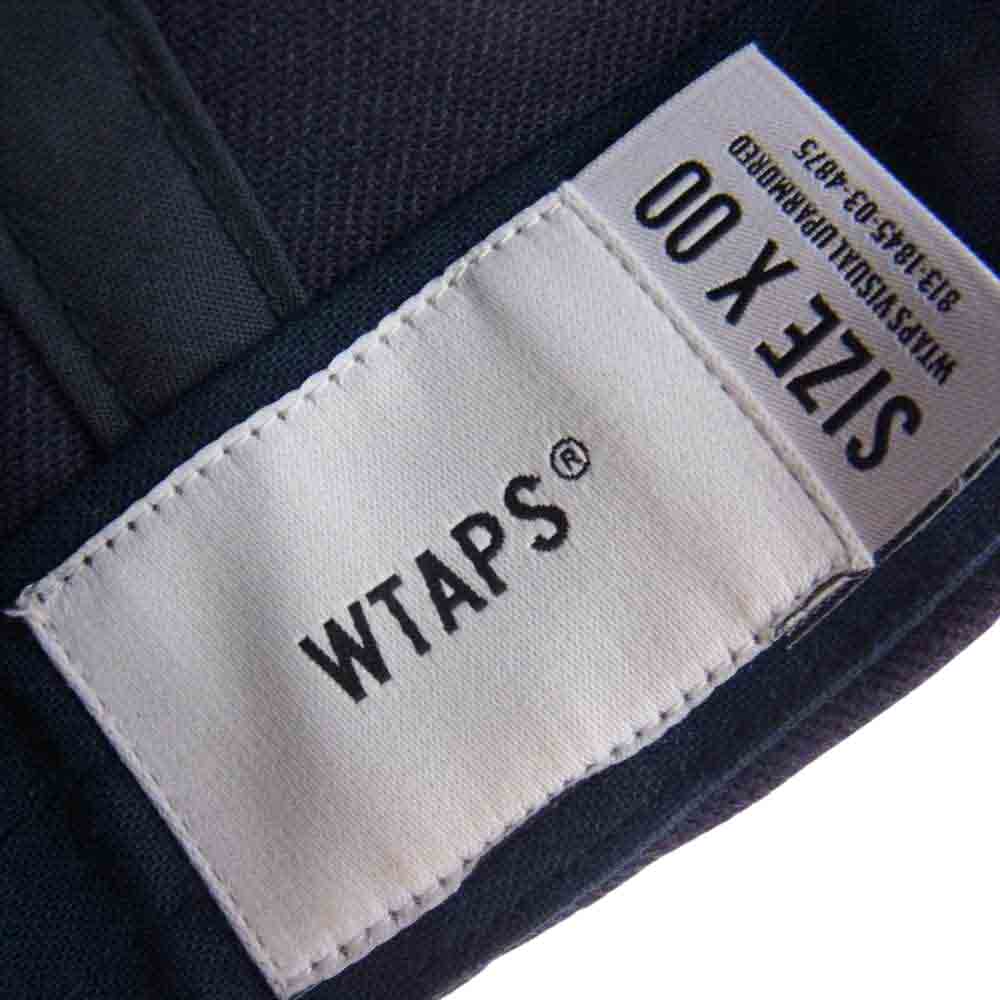 WTAPS ダブルタップス 191HCDT-HT14 SNAP BACK CAP スナップ バック キャップ ネイビー系 SIZE X 00【中古】