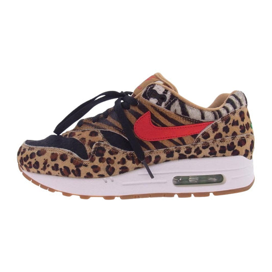 NIKE ナイキ AQ0928-700 × atmos アトモス Air Max 1 DLX Animal Pack エアマックス1 DLX アニマルパック スニーカー ブラウン系 ブラック系 25cm【中古】