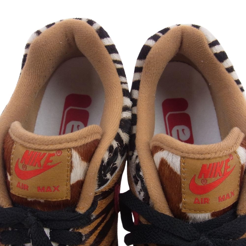 NIKE ナイキ AQ0928-700 × atmos アトモス Air Max 1 DLX Animal Pack エアマックス1 DLX アニマルパック スニーカー ブラウン系 ブラック系 25cm【中古】