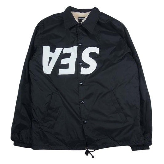 WIND AND SEA ウィンダンシー 21AW GX-A21-WSJK-1 × GOD SELECTIONXXX ゴッドセレクション ゴッド セレクション ボア コーチ ジャケット ブラック系【中古】
