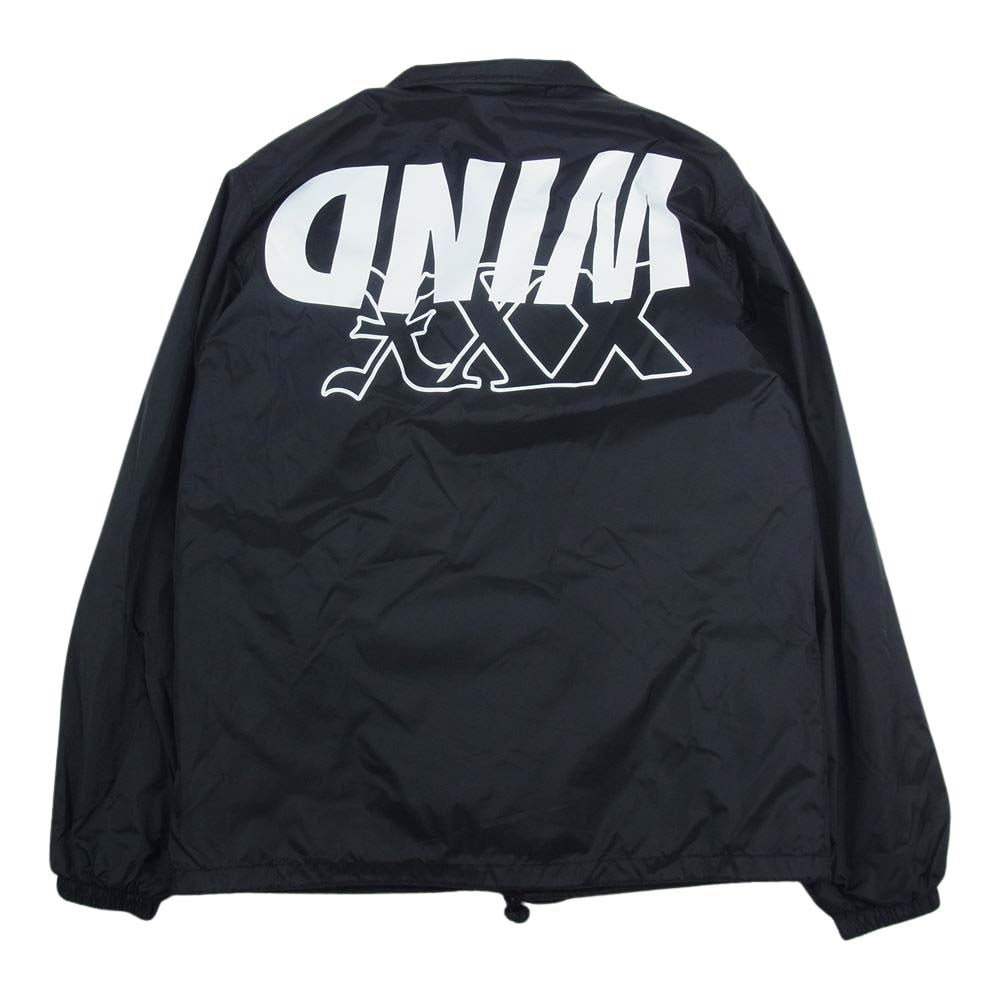 WIND AND SEA ウィンダンシー 21AW GX-A21-WSJK-1 × GOD SELECTIONXXX ゴッドセレクション ゴッド セレクション ボア コーチ ジャケット ブラック系【中古】