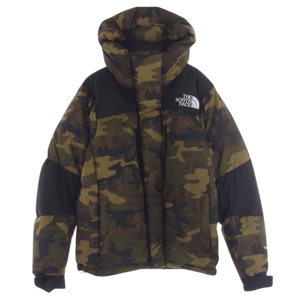 THE NORTH FACE ノースフェイス ND92241  Novelty Baltro Light Jacket カモフラ カモフラージュ バルトロ ライト ダウンジャケット カーキ系 M【中古】