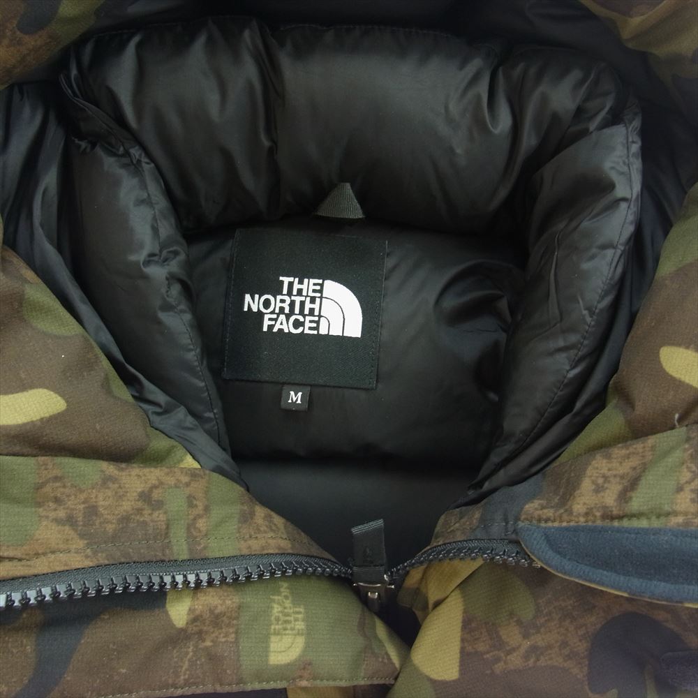 THE NORTH FACE ノースフェイス ND92241  Novelty Baltro Light Jacket カモフラ カモフラージュ バルトロ ライト ダウンジャケット カーキ系 M【中古】