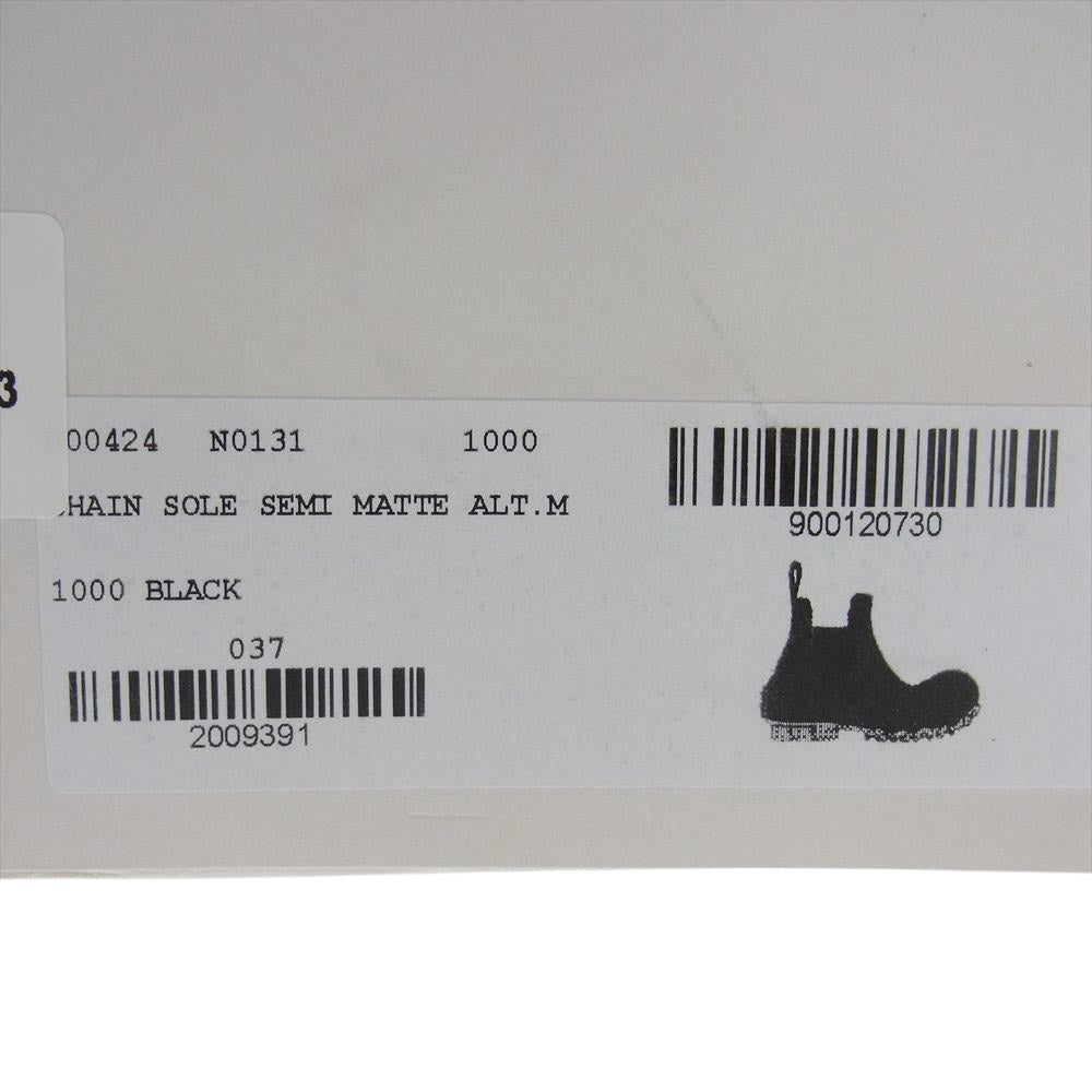 Stella McCartney ステラマッカートニー Duck City faux-leather Chelsea boots ハンティングブーツ サイドゴアブーツ ブラック系 37【中古】