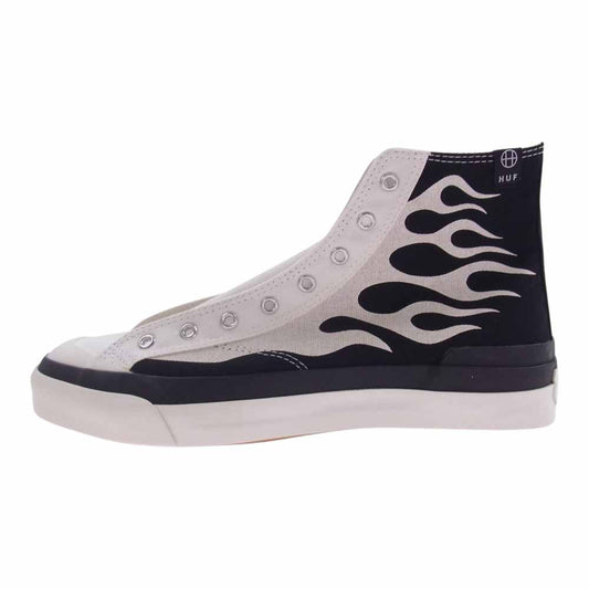 HUF ハフ CLASSIC HI クラシック ハイ スニーカー ホワイト系 ブラック系 9.5【新古品】【未使用】【中古】