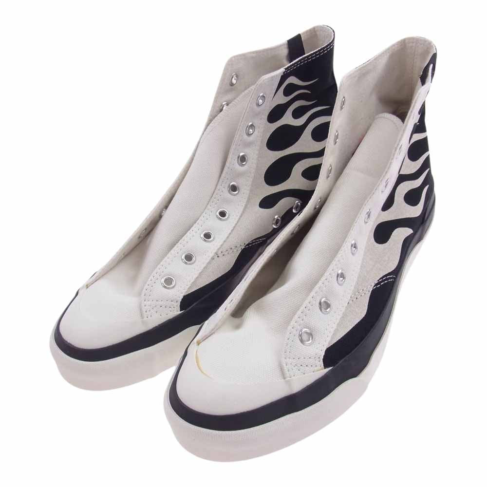 HUF ハフ CLASSIC HI クラシック ハイ スニーカー ホワイト系 ブラック系 9.5【新古品】【未使用】【中古】