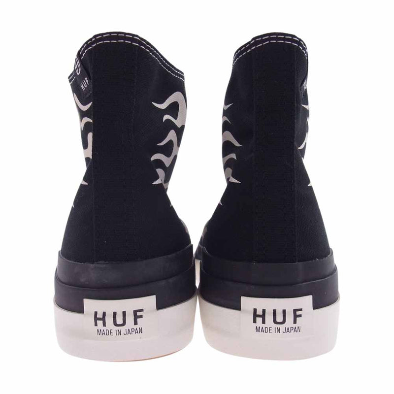 HUF ハフ CLASSIC HI クラシック ハイ スニーカー ホワイト系 ブラック系 9.5【新古品】【未使用】【中古】