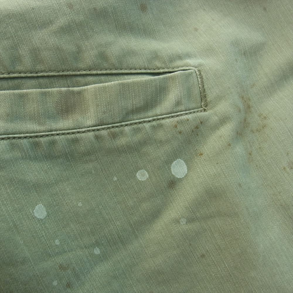 BACKBONE バックボーン BB10FW-B11 ロゴ 刺繍 ボア ミリタリー ジャケット  カーキ系 L【中古】