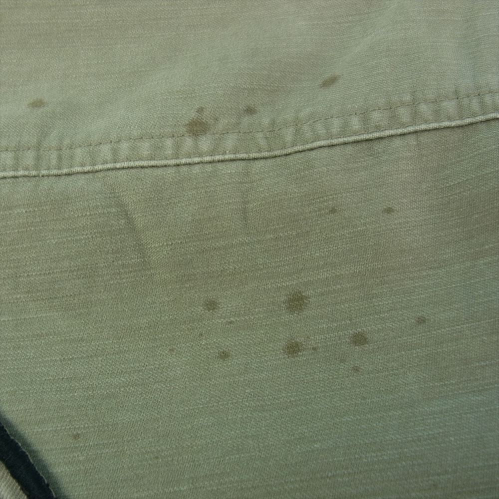 BACKBONE バックボーン BB10FW-B11 ロゴ 刺繍 ボア ミリタリー ジャケット  カーキ系 L【中古】