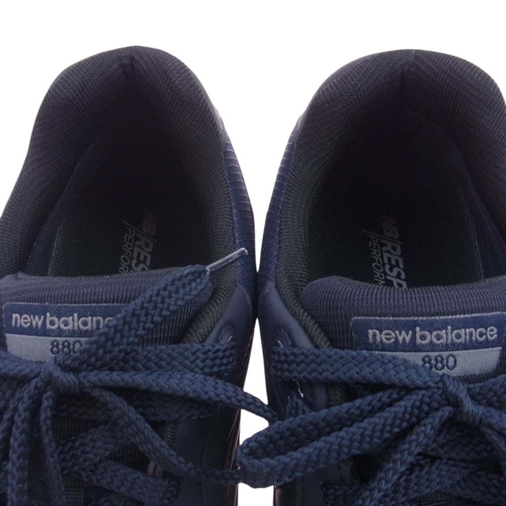 NEW BALANCE ニューバランス MW880GD4 880 ローカット ランニング シューズ スニーカー ネイビー系 28cm【極上美品】【中古】