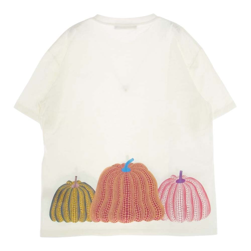 LOUIS VUITTON ルイ・ヴィトン 23SS 1AB74X × 草間彌生 Pumpkins Printed T-Shirt Blanc パンプキンプリンテッド Tシャツ ブロン 半袖  オフホワイト系 XL【中古】