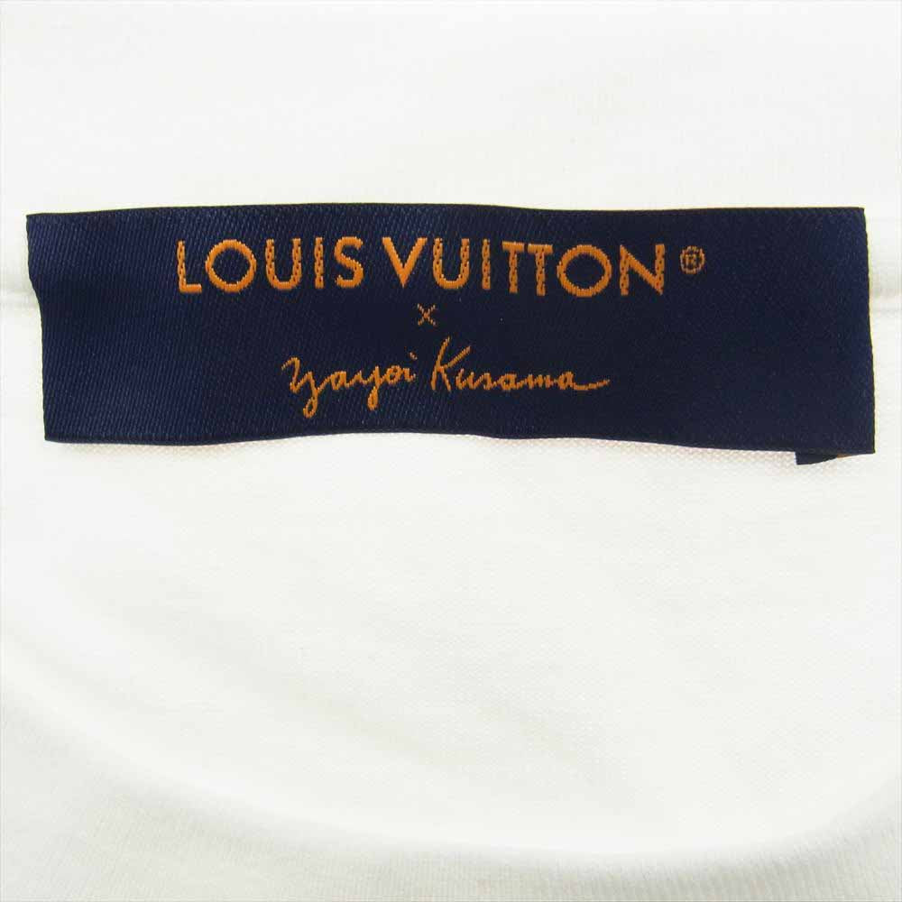 LOUIS VUITTON ルイ・ヴィトン 23SS 1AB74X × 草間彌生 Pumpkins Printed T-Shirt Blanc パンプキンプリンテッド Tシャツ ブロン 半袖  オフホワイト系 XL【中古】