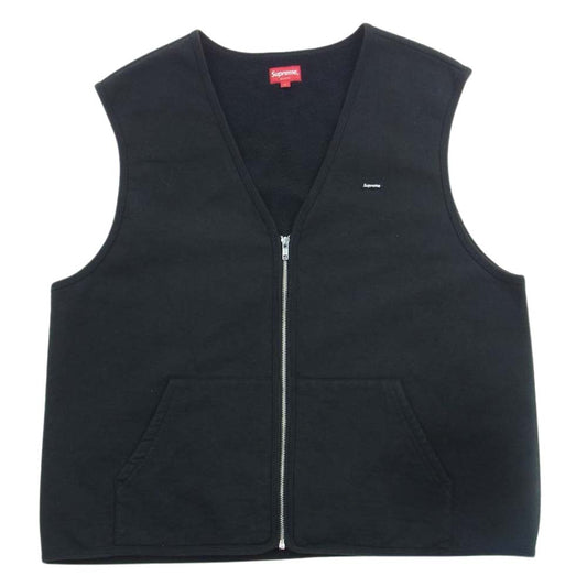 Supreme シュプリーム 20AW Zip Up Sweat Vest ジップ スウェット ベスト ブラック系 L【中古】