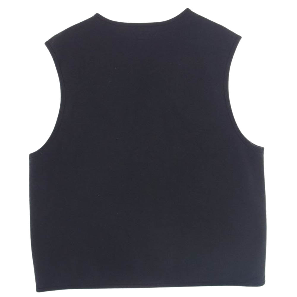 Supreme シュプリーム 20AW Zip Up Sweat Vest ジップ スウェット ベスト ブラック系 L【中古】