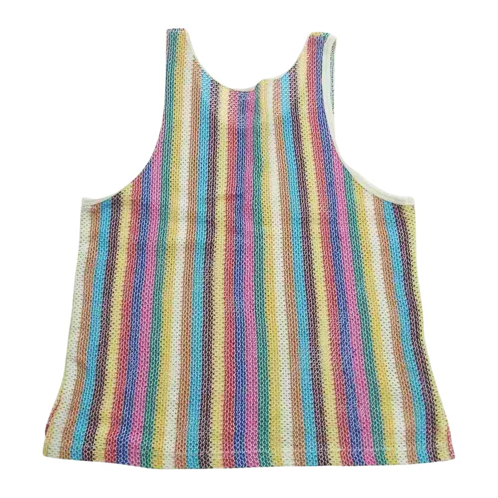 Supreme シュプリーム 19SS Knit Stripe Tank Top ニット ストライプ タンクトップ マルチカラー系 S【中古】