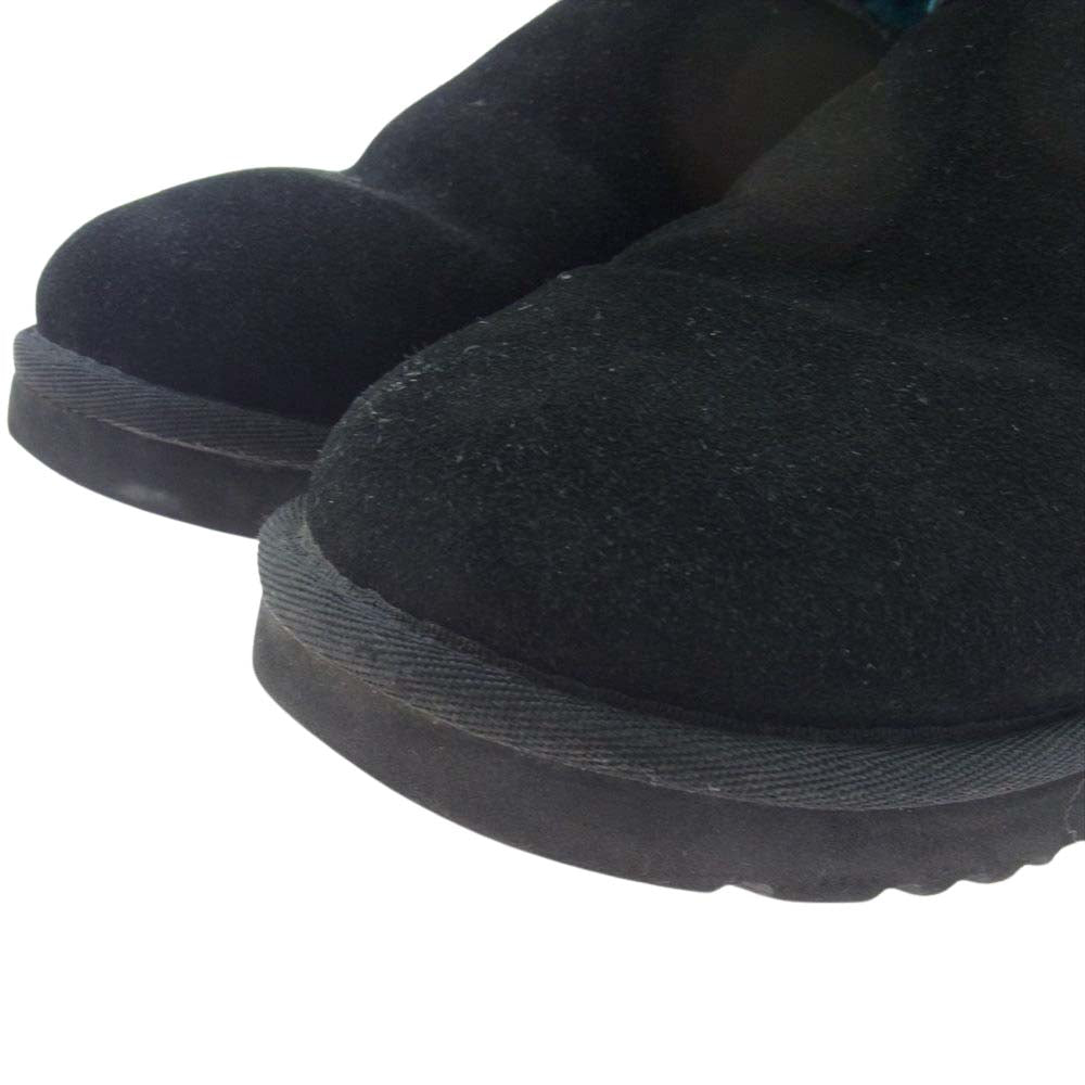 UGG アグ F19014G PENDLETON ペンドルトン スエード ショートブーツ ブラック系 26cm【中古】