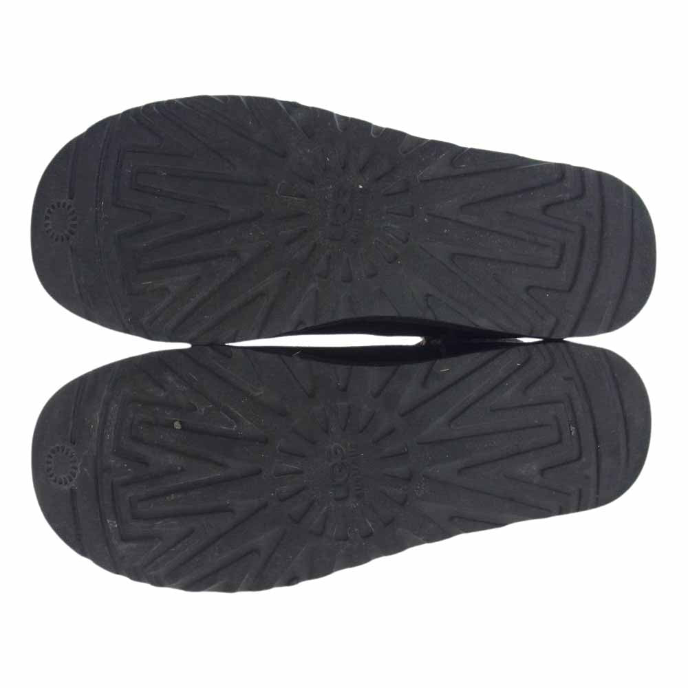 UGG アグ F19014G PENDLETON ペンドルトン スエード ショートブーツ ブラック系 26cm【中古】