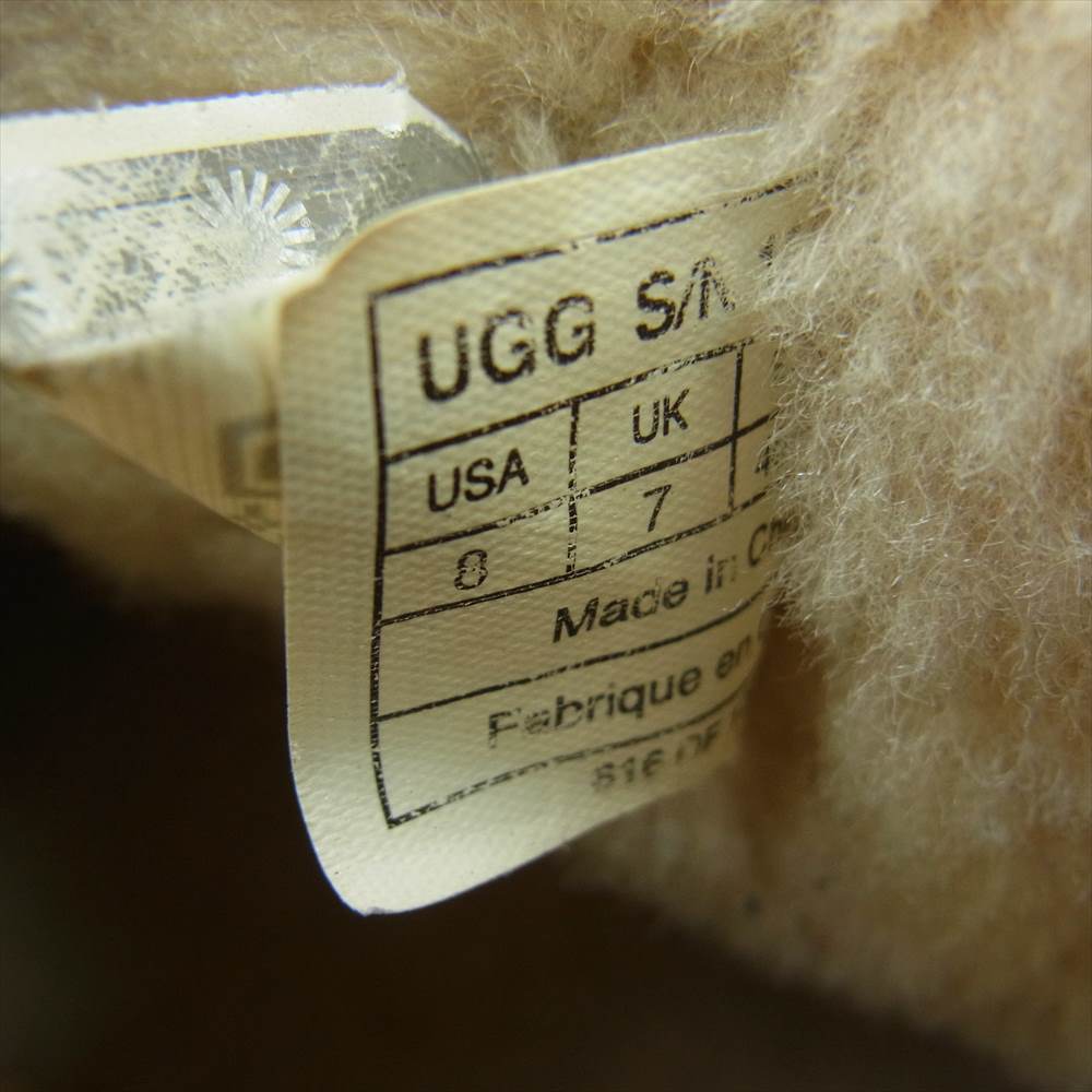 UGG アグ F19014G PENDLETON ペンドルトン スエード ショートブーツ ブラック系 26cm【中古】