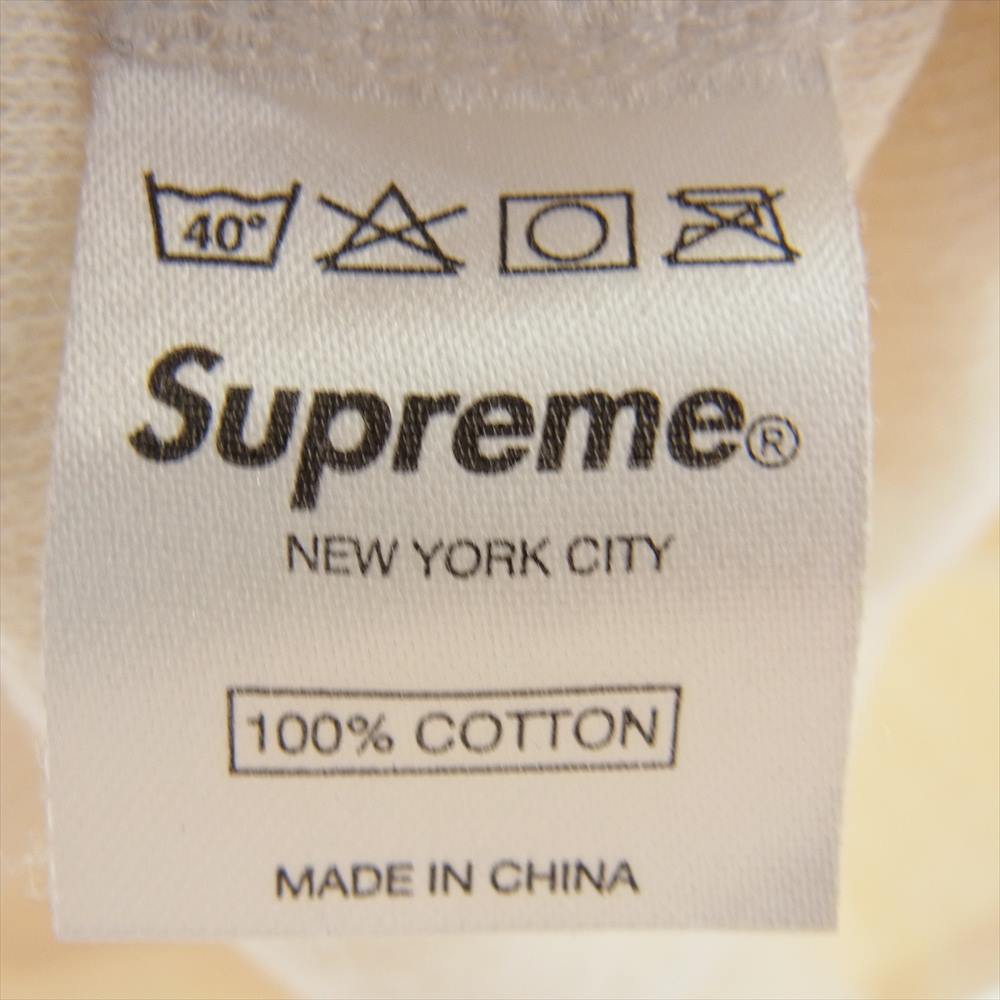 Supreme シュプリーム ピンストライプ ストライプ 長袖 Tシャツ ホワイト オフホワイト系 S【中古】